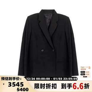 夹克 女士黑色休闲通勤西装 银泰百货精品301574 新款 TOTEME春季