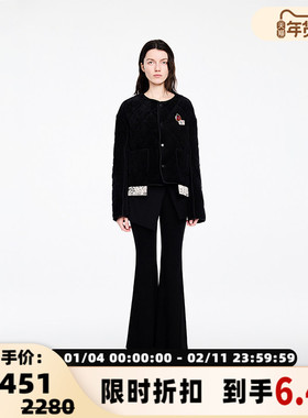 Valeria Obbaco 秋冬女士可脱卸翻腰裙裤银泰百货 301582