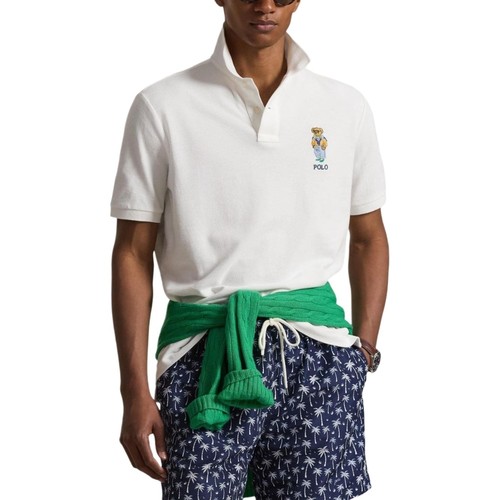 Polo Ralph Lauren 拉夫劳伦26春夏男士纯棉刺绣图案短袖POLO衫