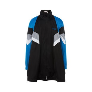 宽松长款 MARTINE 涤纶蓝白相间运动休闲夹克 男士 新款 ROSE 春季