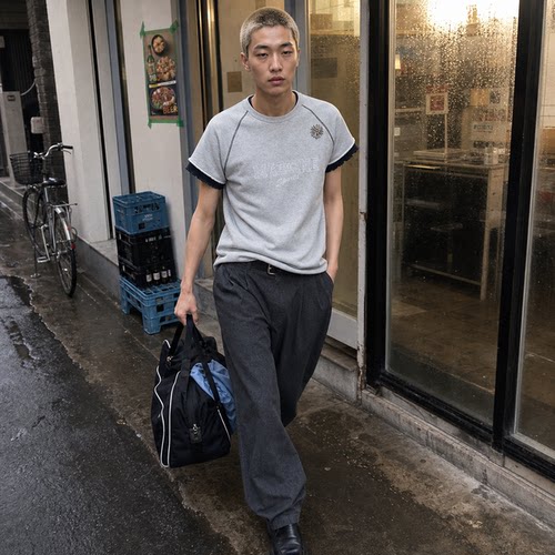 MARTINEROSE纯棉字母短袖T恤