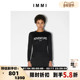 IMMI 女士SLOGAN印花修身 七分袖 设计师品牌 T恤 300124