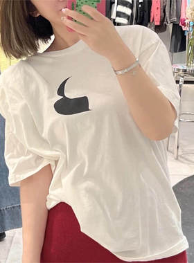 pushBUTTON 春夏款女士印花圆领短袖T恤银泰百货精品 301596