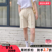 301596 pushBUTTON 短裤 春夏款 银泰百货精品 女士毛呢西装