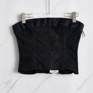 Maison 301596 Margiela 女士性感抹胸短上衣银泰百货精品