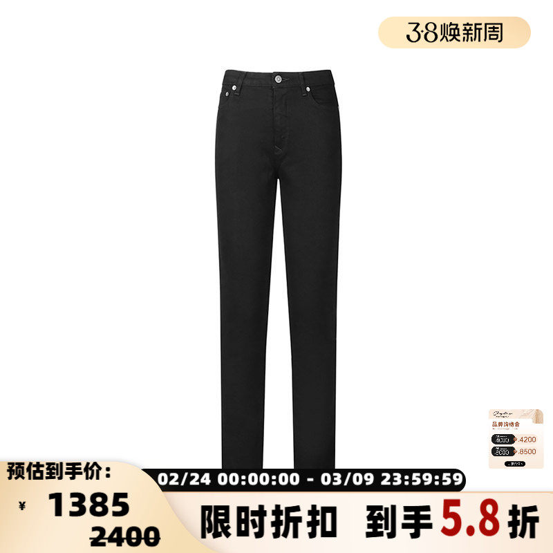 Golden Goose黄金鹅 女士紧身裤休闲长裤银泰百货 300095