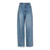 银泰百货精品 显瘦阔腿牛仔裤 301574 秋冬女士棉质时尚 SJYP