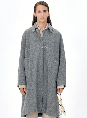 The Last Redemption AW21系列 男女同款羊毛银扣斗篷301460