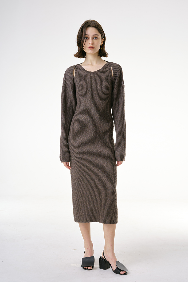 INSPIRE肌理两件套连衣裙