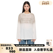 ANDREA 301489 T恤银泰百货精品 MARTIN ｜女士印花设计圆领长袖