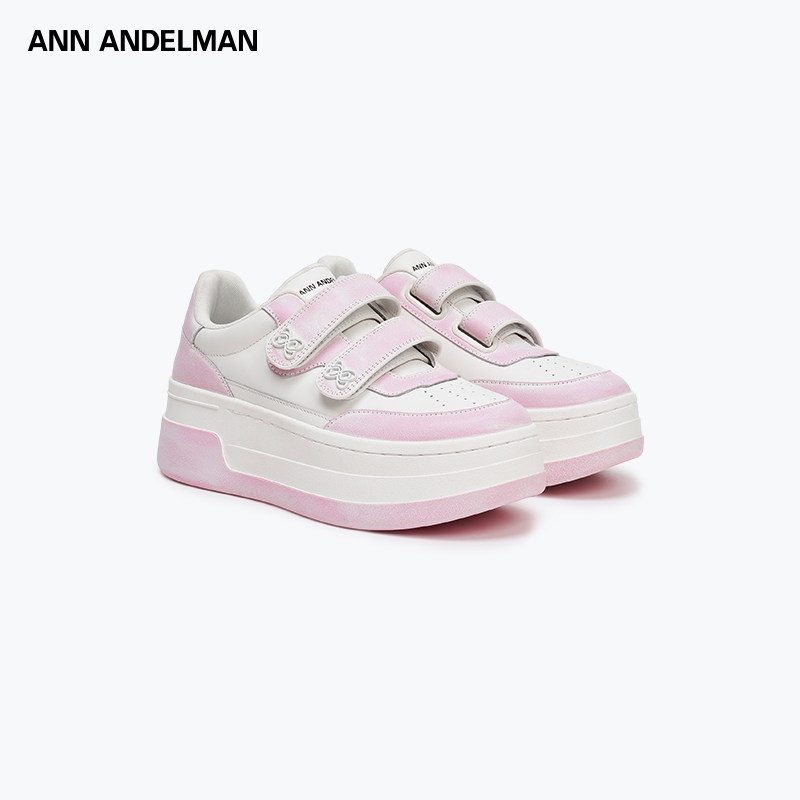 【痞幼同款】ANN ANDELMAN  25新款女士魔术贴增高鞋休闲鞋301286,女鞋,休闲板鞋,淘宝优惠券,粉丝福利购,淘宝优惠卷