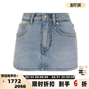 复古女士水洗超短裤 ALEXANDER 新款 春季 银泰百货精品301574 WANG