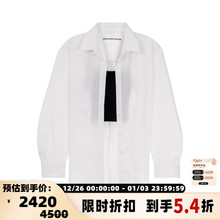 ALEXANDER WANG 春夏新款女士休闲长袖衬衫 银泰百货精品301574