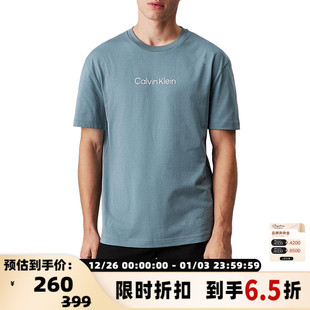 T恤银泰百货 Calvin 棉质圆领短袖 凯文克莱男士 301458 Klein