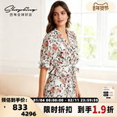 连衣裙银泰百货 IRO 街头潮流女士碎花蝴蝶半袖 301596