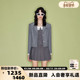 西装 SHRO 301469 like breathe系列条纹拼接短款 ENRO runway