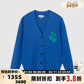 银泰百货 ISABEL 301604 V领女士羊毛针织开衫 毛衫 MARANT ETOILE