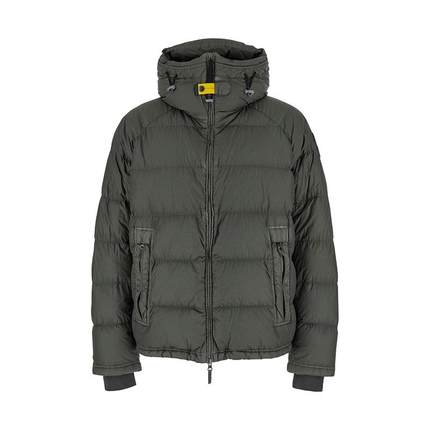 Parajumpers 秋冬新款男士深绿色连帽羽绒服银泰百货精品