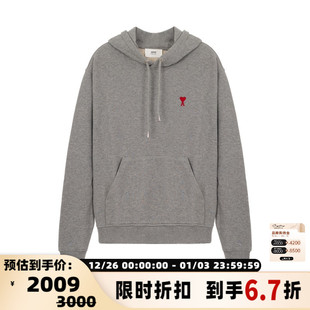 男女同款 春夏新款 爱心小标连帽卫衣银泰百货精品301574 PARIS AMI