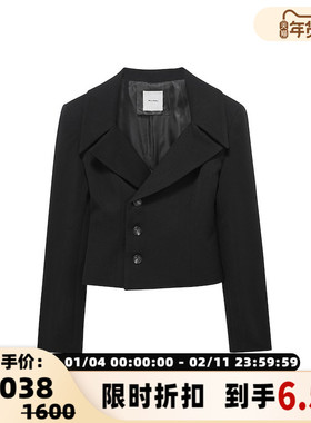 Maca Kaka  秋冬女士时尚收腰设计西装银泰百货精品 301577