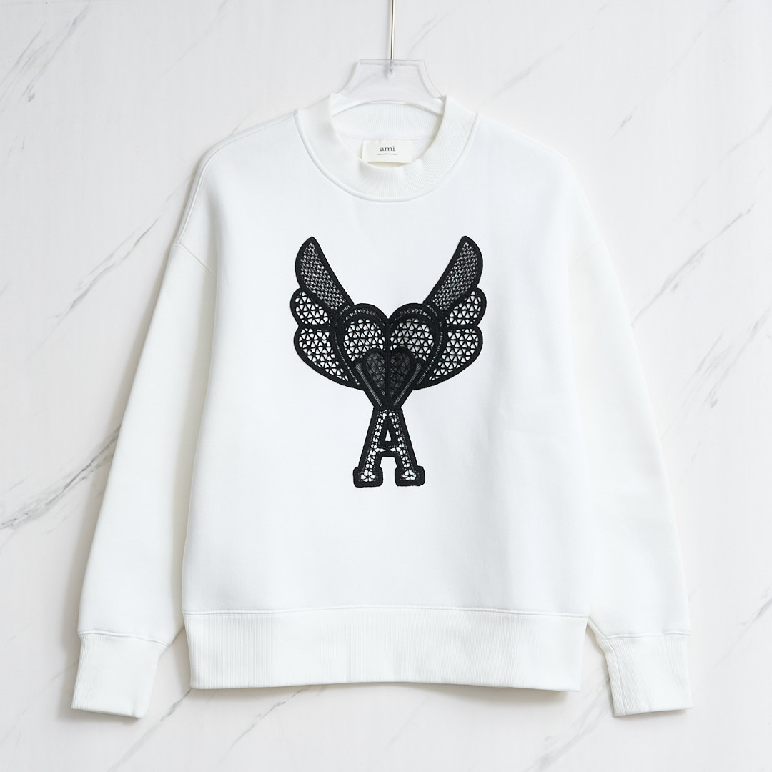 早秋款女士刺绣抓绒卫衣