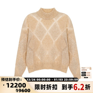 女士羊毛混纺圆领毛衣银泰 秋冬款 Cucinelli 301574 Brunello