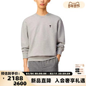 ALEXANDRE MATTIUSSI 25新款 AMI 男士 棉质休闲圆领卫衣银泰百货