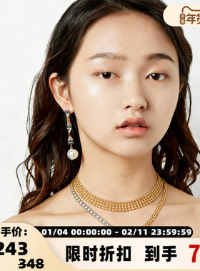 abybcharming星晴金色珍珠项链