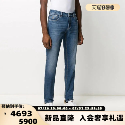 BC Brunello Cucinelli 男士修身牛仔裤银泰百货 301574