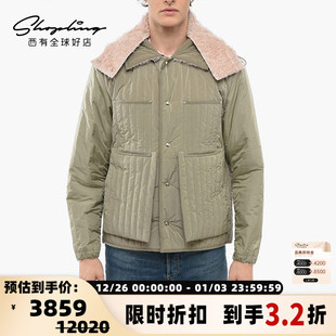 口袋可拆卸连帽夹克银泰百货精品 Craig 男士 秋冬款 301596 Green