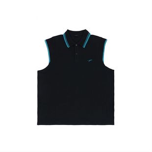 刺绣罗纹POLO领休闲背心 Redemption男士 301460 Last The