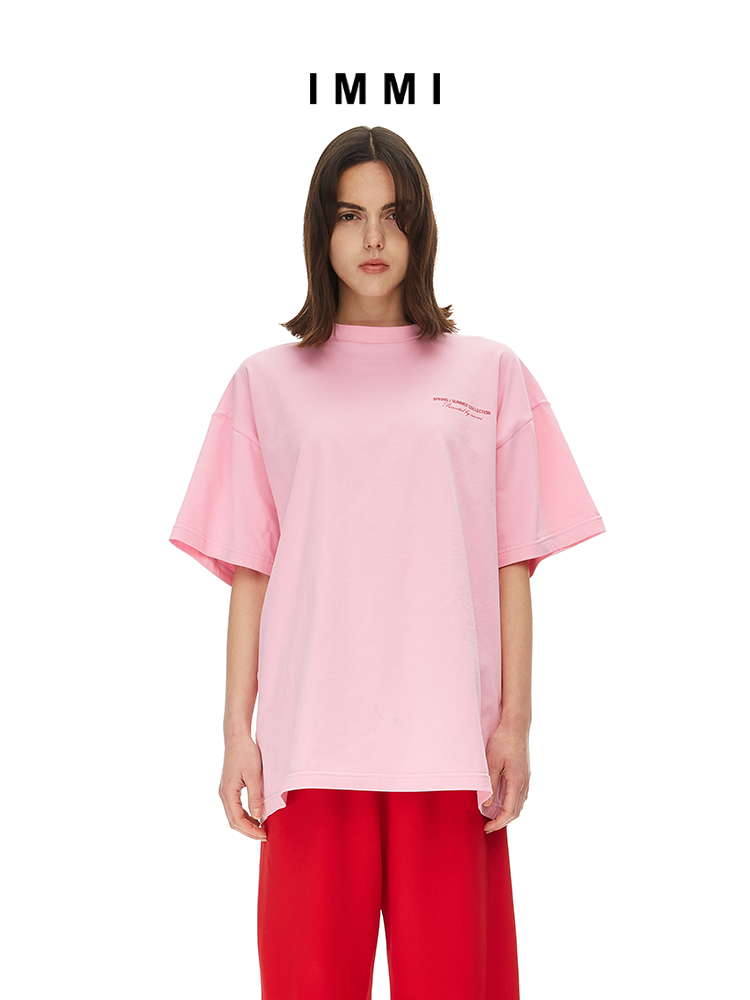 IMMILAURABURKE樱桃印花宽松T恤