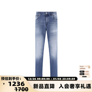 Boss雨果博斯 银泰 男士 牛仔裤 300095 orange系列复古修身 Hugo