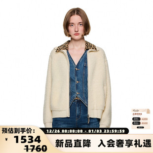 女士宽松双头拉链外套银泰百货 SHRO geometry Wild 301469 ENRO