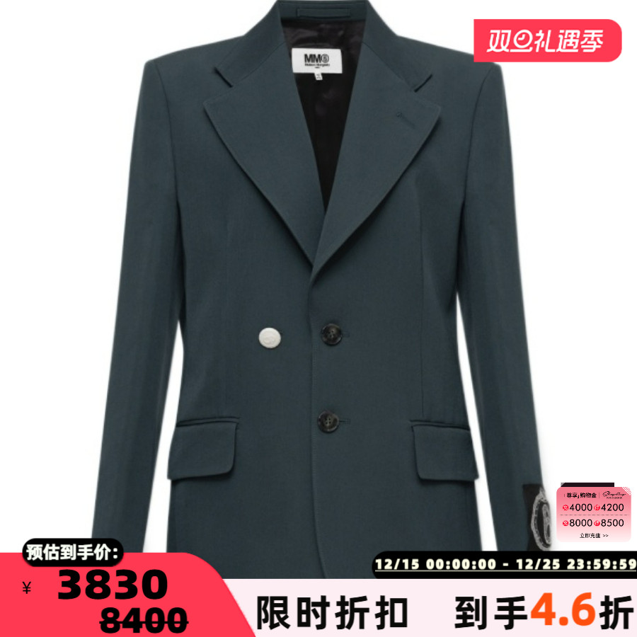 MM6 Maison Margiela 春夏女士缺角翻领西装外套银泰百货 301596