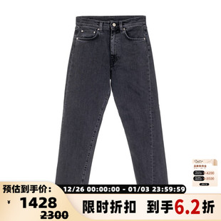 银泰百货301574 牛仔长裤 TOTEME 女士日常通勤高腰直筒修身