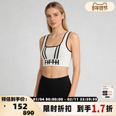 折扣 THE FIFTH LABEL 女士休闲拼色字母运动吊带背心