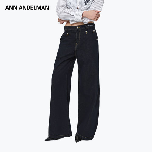 ANN ANDELMAN 26春夏女士宽松显瘦气质通勤日常水手牛仔裤 301286