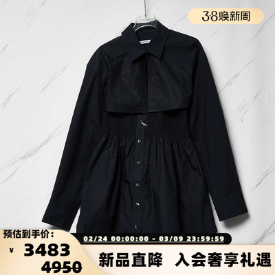 Alexander Wang女士真两件衬衣连衣裙银泰百货精品 301596