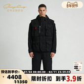 YASUHIRO 潮牌街拍男士 工装 MIHARA 连帽夹克外套银泰百货 301596