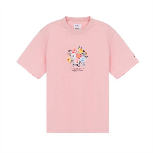 BARBOUR春夏男士经典印花短袖圆领T恤银泰百货精品 301574