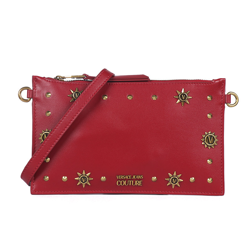 VERSACE JEANS COUTURE/范思哲女士铆钉手拎单肩斜挎包300154