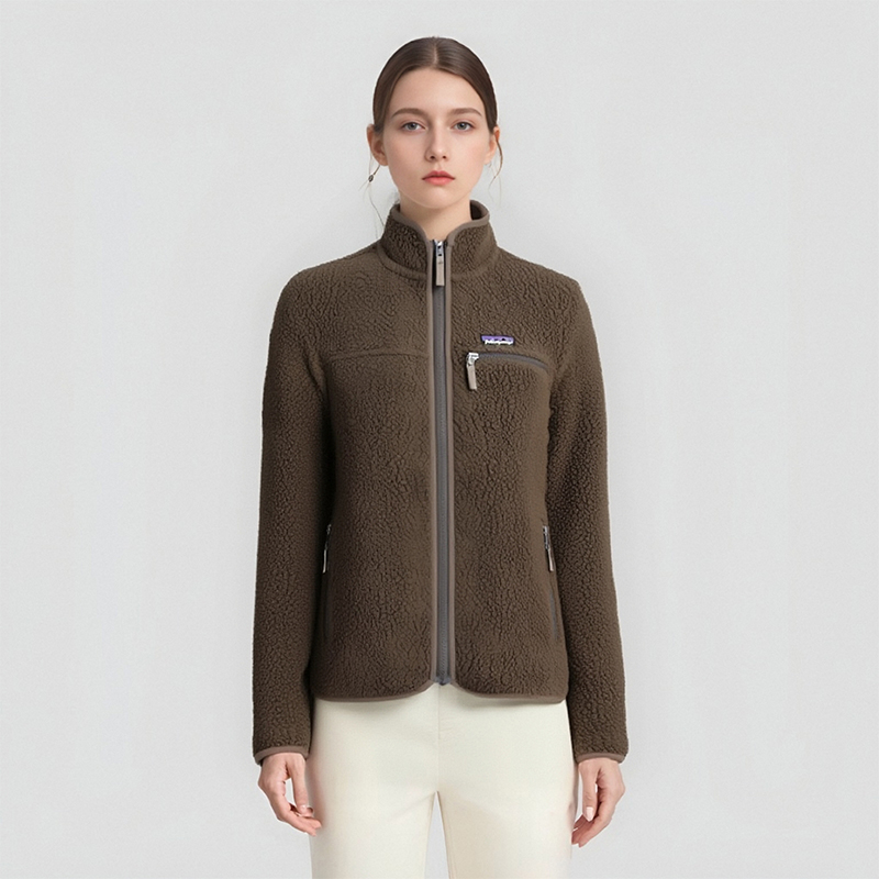 PATAGONIA 女款RetroPile保暖双面抓绒复古夹克银泰百货 300217