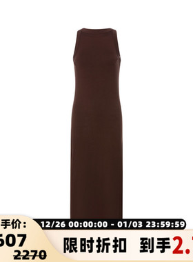 Ninety Percent 春季新款女士日常休闲显瘦修身背心长连衣裙