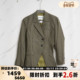 日常通勤女士解构格纹休闲西服银泰百货 ANDERSSON BELL 301596