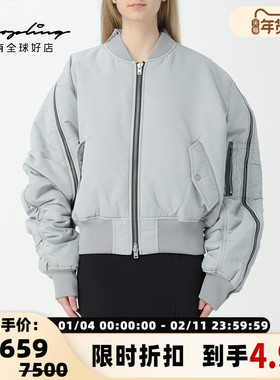 ACNE STUDIOS 明星同款廓形飞行员休闲夹克外套银泰百货 301596