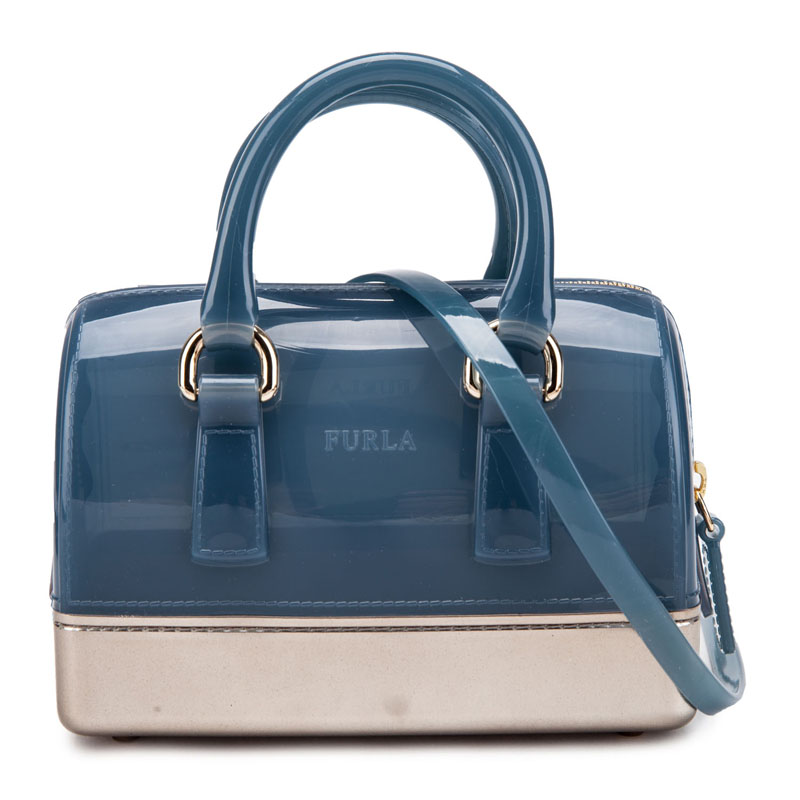 FURLA/ܽÀ PVC²ÄÖÊÆ´É«Éè¼ÆÅ®Ê¿ÊÖÌáµ¥¼çÁ½Óùû¶³°üÒøÌ©