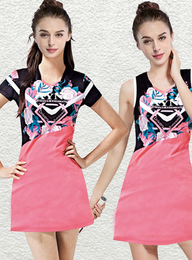 羽毛球服速干女新款尤2025尼运动无袖秋冬韩国时尚连衣裙克斯套装