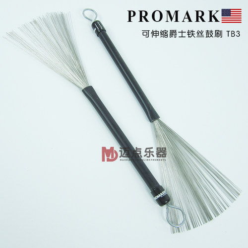Promark鼓刷TB3可伸缩钢丝鼓棒