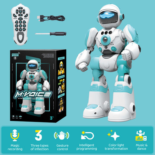 Smart voice robot children's electric toy gesture remote con